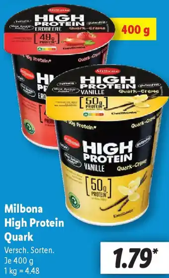 Lidl Milbona High Protein Quark Angebot