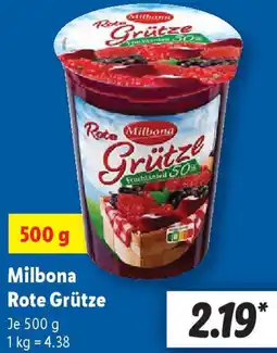 Lidl Milbona Rote Grütze Angebot