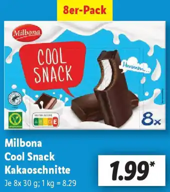 Lidl Milbona Cool Snack Kakaoschnitte Angebot