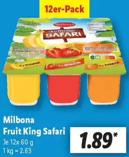 Lidl Milbona Fruit King Safari Angebot