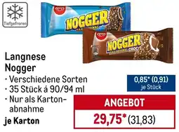 METRO Langnese Nogger Angebot