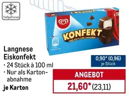 METRO Langnese Eiskonfekt Angebot