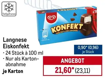 METRO Langnese Eiskonfekt Angebot