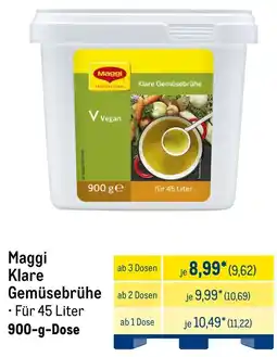 METRO Maggi Klare Gemüsebrühe Angebot