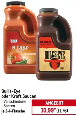 METRO Bull's-Eye oder Kraft Saucen Angebot