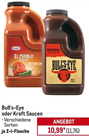 METRO Bull's-Eye oder Kraft Saucen Angebot