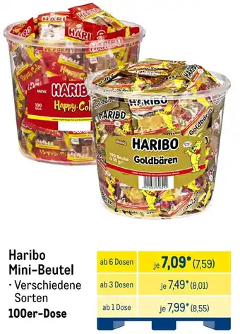 METRO Haribo Mini-Beutel Angebot