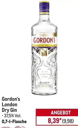 METRO Gordon's London Dry Gin Angebot