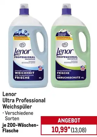 METRO Lenor Ultra Professional Weichspüler Angebot