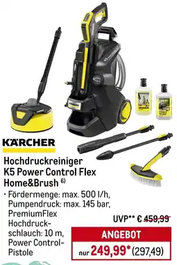 METRO KARCHER Hochdruckreiniger K5 Power Control Flex Home&Brush Angebot