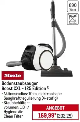 METRO Miele Bodenstaubsauger Boost CX1-125 Edition Angebot
