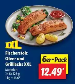 Lidl Fischerstolz Ofen- und Grilllachs XXL Angebot