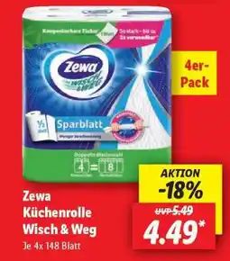Lidl Zewa Küchenrolle Wisch & Weg Angebot