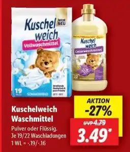 Lidl Kuschelweich Waschmittel Angebot