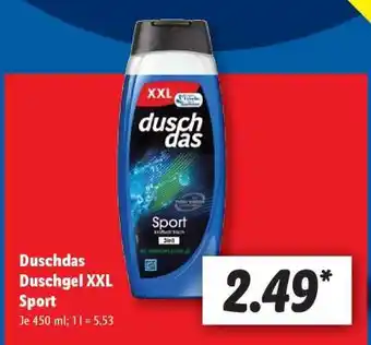 Lidl Duschdas Duschgel XXL Sport Angebot