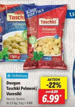 Lidl Dovgan Taschki Pelmeni/Vareniki Angebot