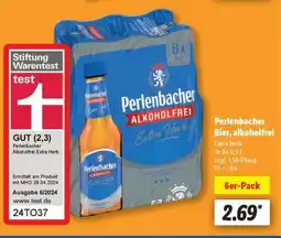 Lidl Perlenbacher Bier, alkoholfrei Angebot