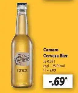 Lidl Camaro Cerveza Bier Angebot