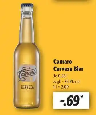 Lidl Camaro Cerveza Bier Angebot