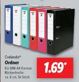 Lidl crelando Ordner Angebot