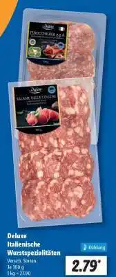 Lidl Deluxe Italienische Wurstspezialitäten Angebot