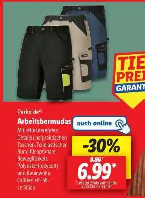 Lidl PARKSIDE Arbeitsbermudas Angebot