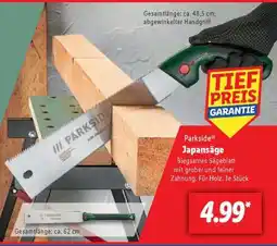 Lidl Parkside Japansäge Angebot