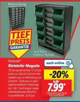 Lidl PARKSIDE Kleinteile-Magazin Angebot