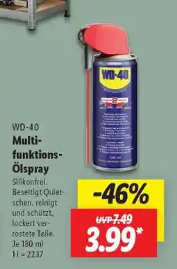 Lidl WD-40 Multifunktions-Ölspray Angebot