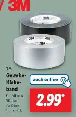 Lidl 3M Gewebe-Klebeband Angebot