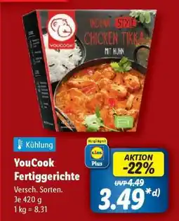 Lidl Youcook Fertiggerichte Angebot