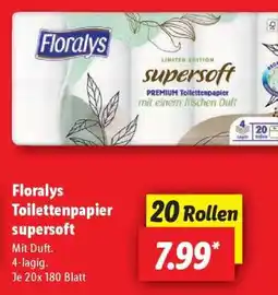 Lidl Florays Toilettenpapier supersoft Angebot