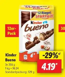 Lidl Kinder Bueno Angebot