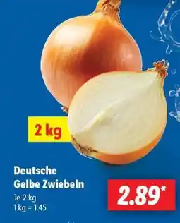 Lidl Deutsche gelbe Zwiebeln Angebot