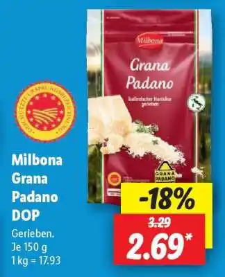 Lidl Milbona Grana Padano DOP Angebot