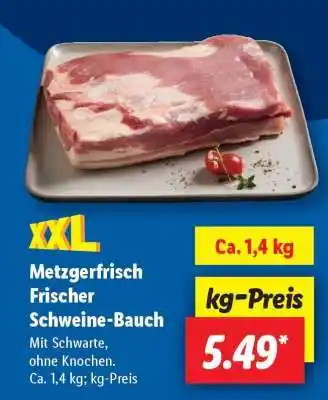 Lidl Metzgerfrisch Frischer Schweine­bauch Angebot
