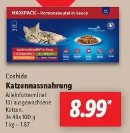 Lidl Coshida Katzennassnahrung Angebot