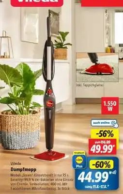 Lidl Vileda Dampfmopp Angebot