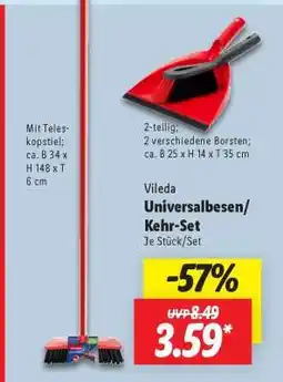 Lidl Vileda Universalbesen/Kehr-Set Angebot
