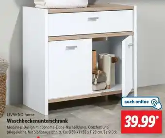 Lidl Waschbeckenunterschrank Angebot