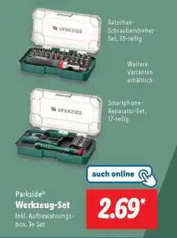 Lidl Parkside Werkzeug-Set Angebot