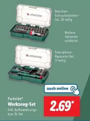 Lidl Parkside Werkzeug-Set Angebot