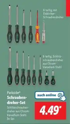 Lidl Parkside Schraubendreher-Set Angebot
