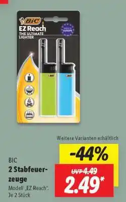 Lidl BIC 2 Stabfeuerzeuge Angebot