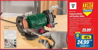 Lidl Parkside Doppelschleifer mit flexibler Welle Angebot