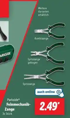 Lidl Parkside Feinmechanik-Zange Angebot