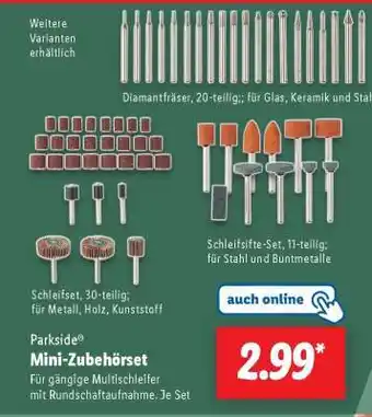 Lidl Parkside Mini-Zubehörset Angebot