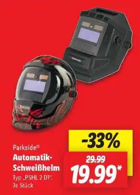 Lidl Parkside Automatik-Schweißhelm Angebot