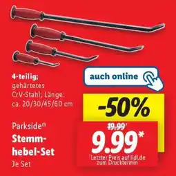 Lidl Parkside Stemmhebel-Set Angebot