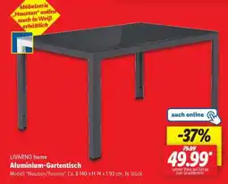 Lidl Aluminium-Gartentisch Angebot